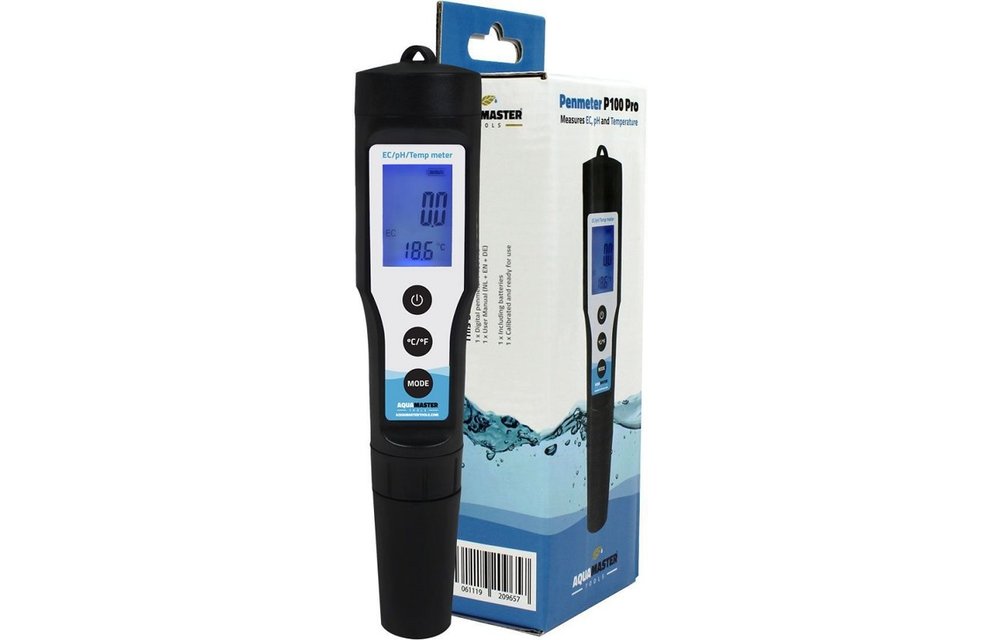 AquaMaster Tools P100-Pro PH / EC Combi meter 3 in 1
