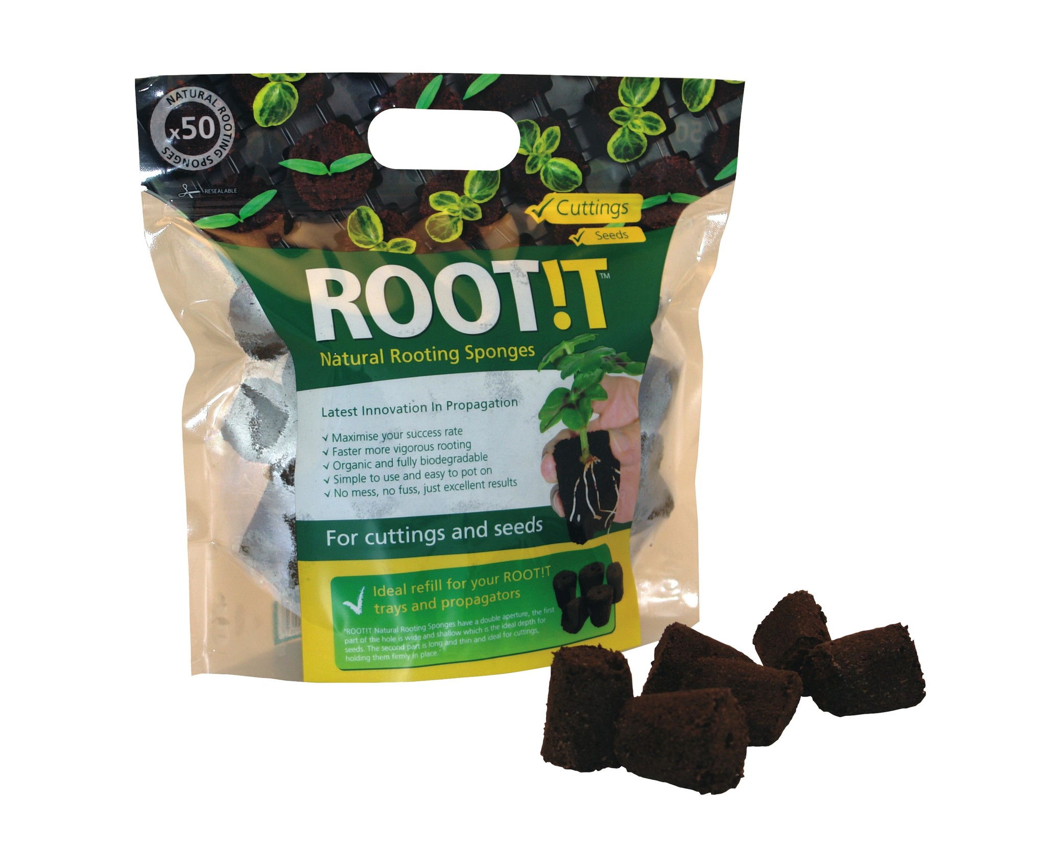 Root!t Wortelsponzen 50 stuks per zak