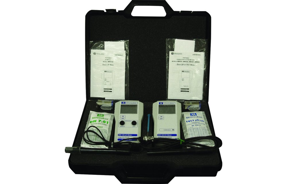 MILWAUKEE PH meter / EC Meter MW710, MW100 + MW302 in een Koffer