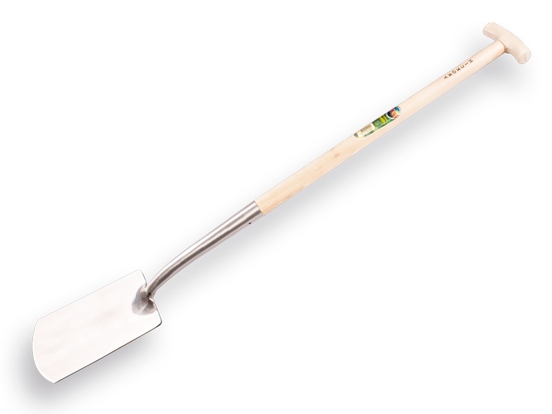 Spade gepolijst / met hickory T-steel