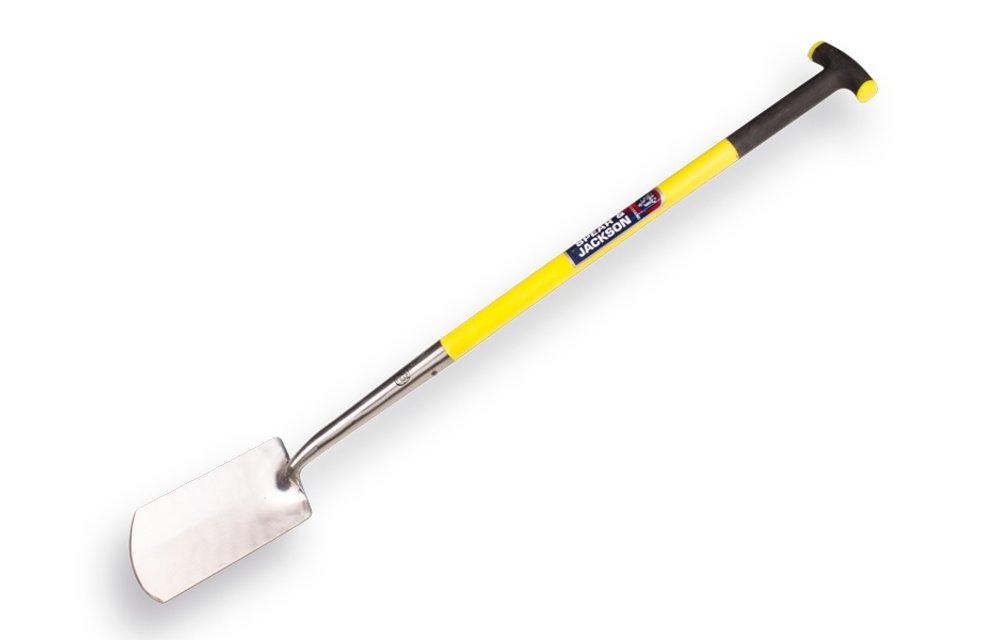 S&J spade / with fiberglass T-handle 125 cm yellow