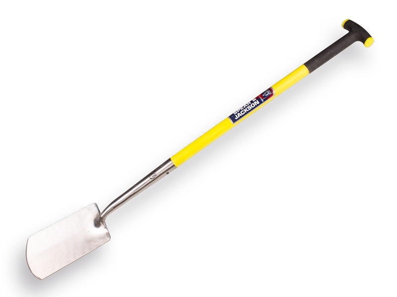 S&J spade / met glasfiber T-steel 125 cm geel