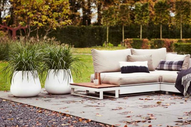 Pure Cone Bloempot - Concrete