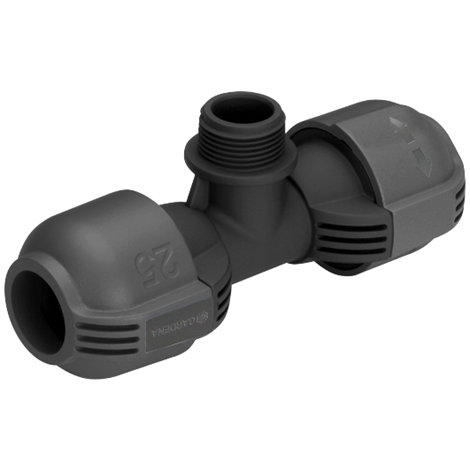 Gardena T-Stuk Buitendraad 25mm
