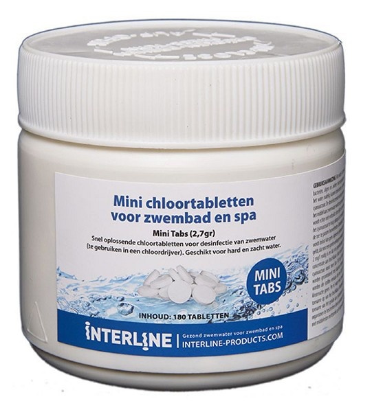 Interline Chloortabletten Mini Tabs (180 stuks)