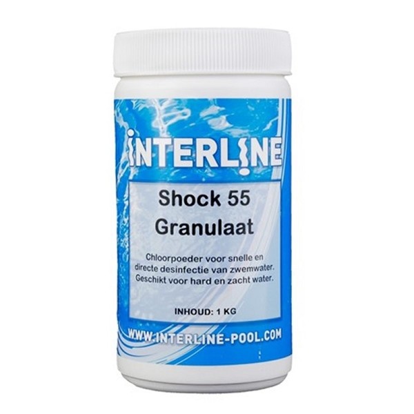 Interline Chloorgranulaat 1kg Shock 55