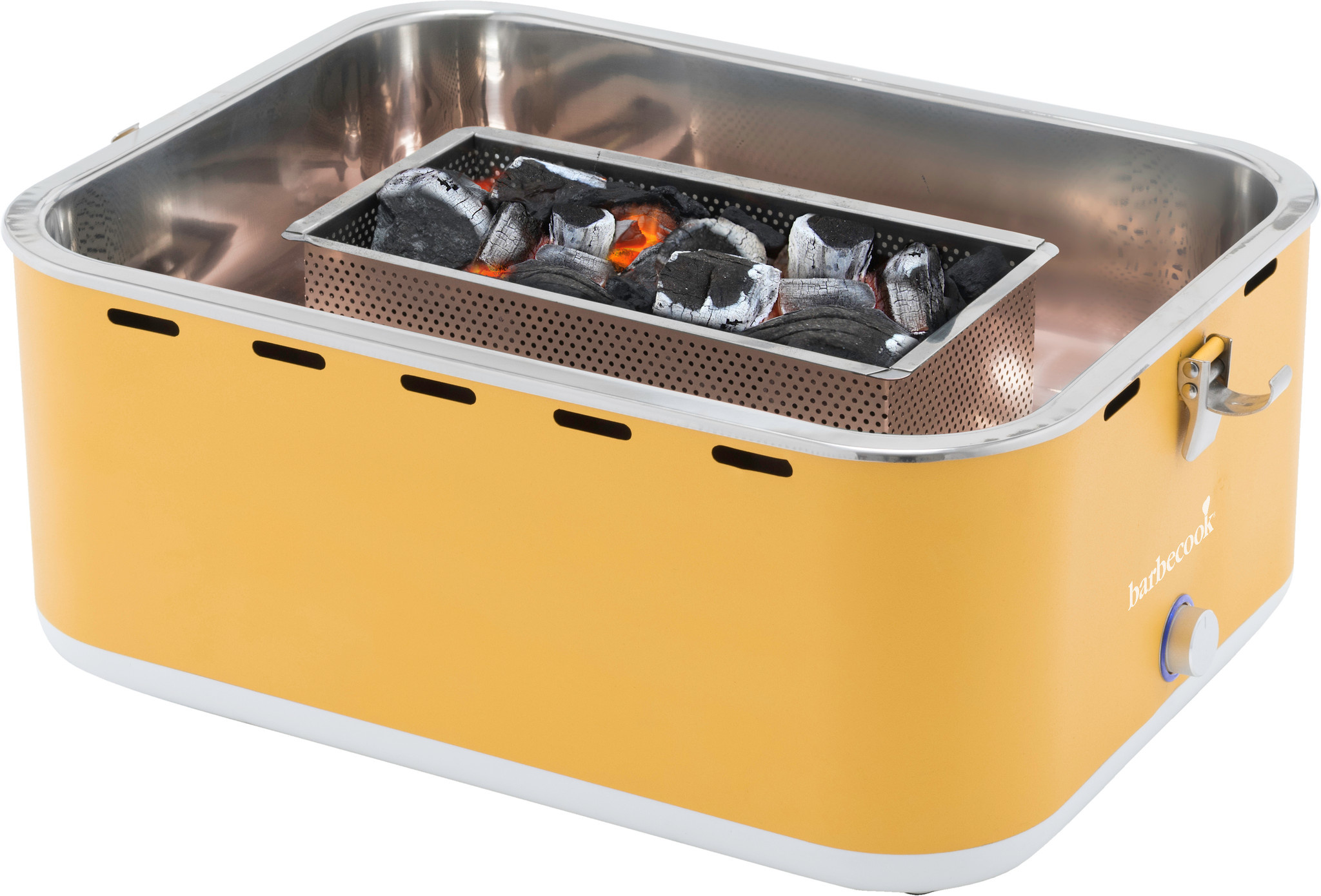 Barbecook Carlo Holzkohle-Tischgrill Sunshine Yellow