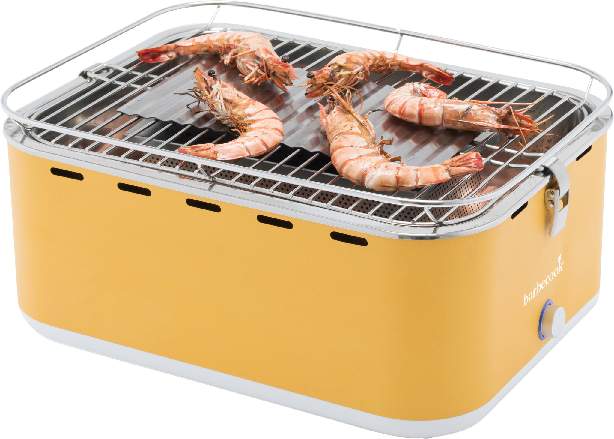 Barbecook Carlo Holzkohle-Tischgrill Sunshine Yellow