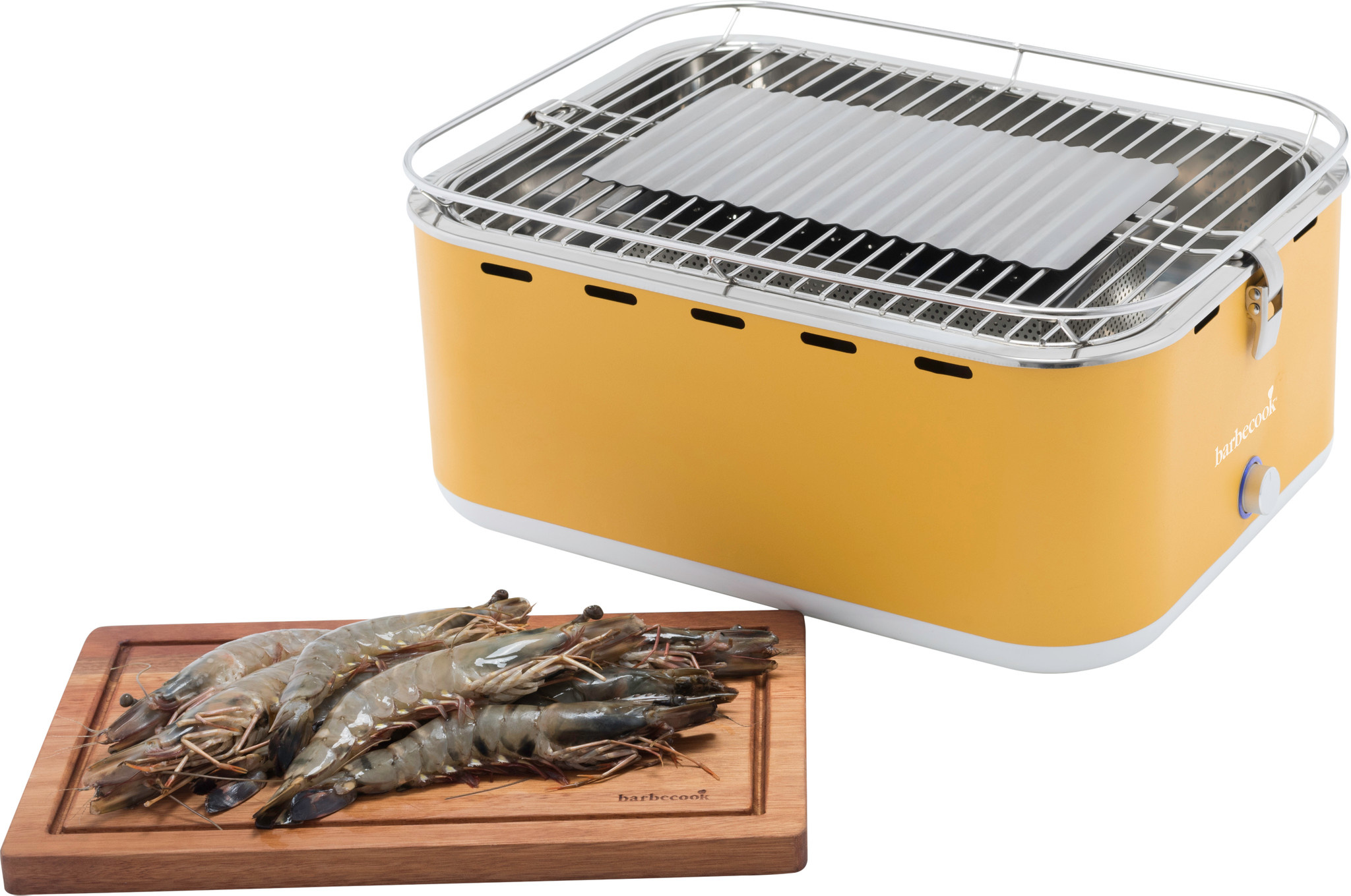 Barbecook Carlo Holzkohle-Tischgrill Sunshine Yellow