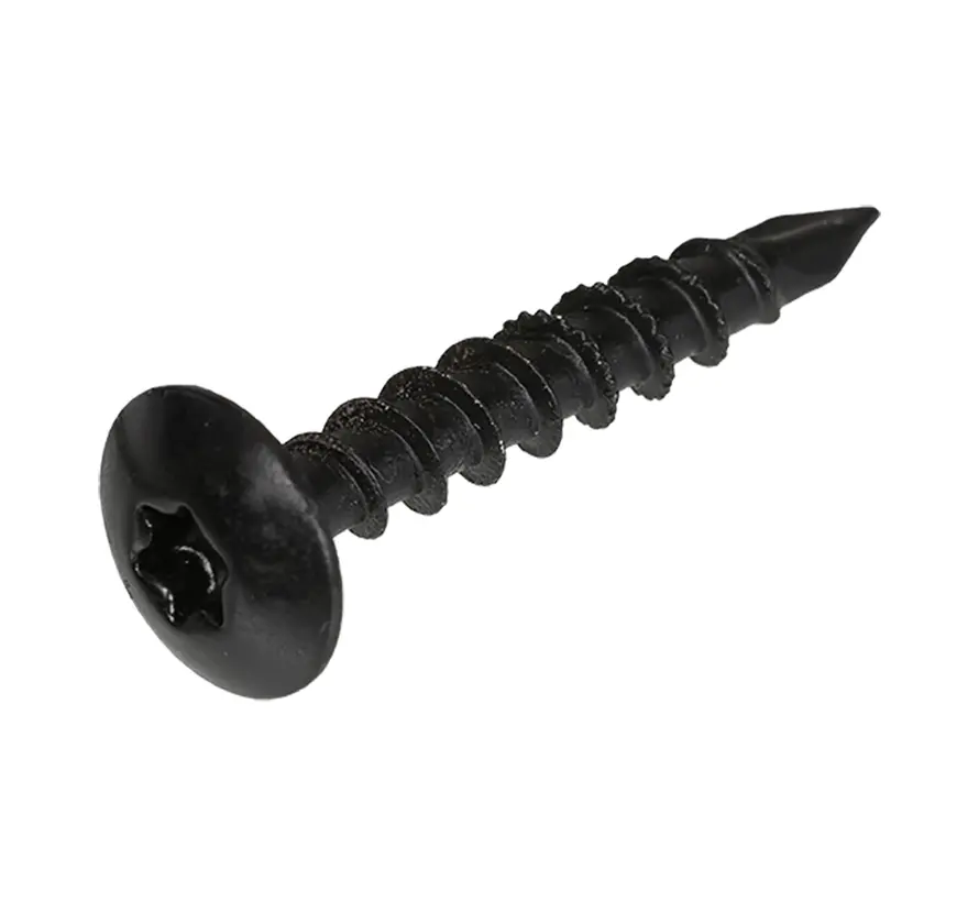 Blackline - Tuinbeslagschroeven - TORX - TX30 - 6,0 x 40mm - Voldraad - Zwart (30 stuks)