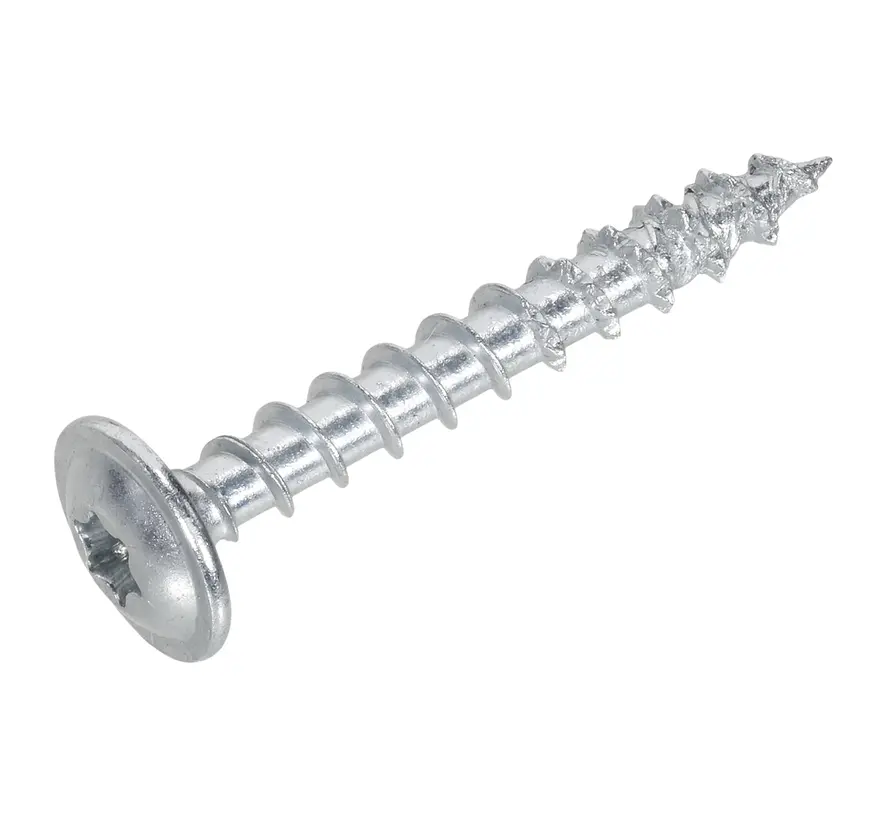 Dynaplus - Achterwandschroeven - Torx 10 - 3,0 x 17mm - Verzinkt (200 stuks)
