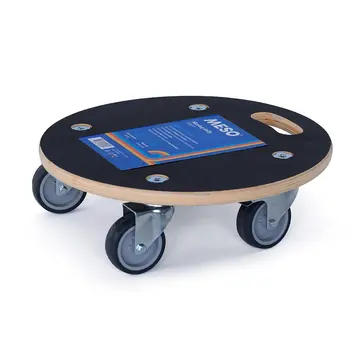 MESO MESO Meubelhondje - Rond - Geremd - TPR Rubber wiel -  Max 250kg