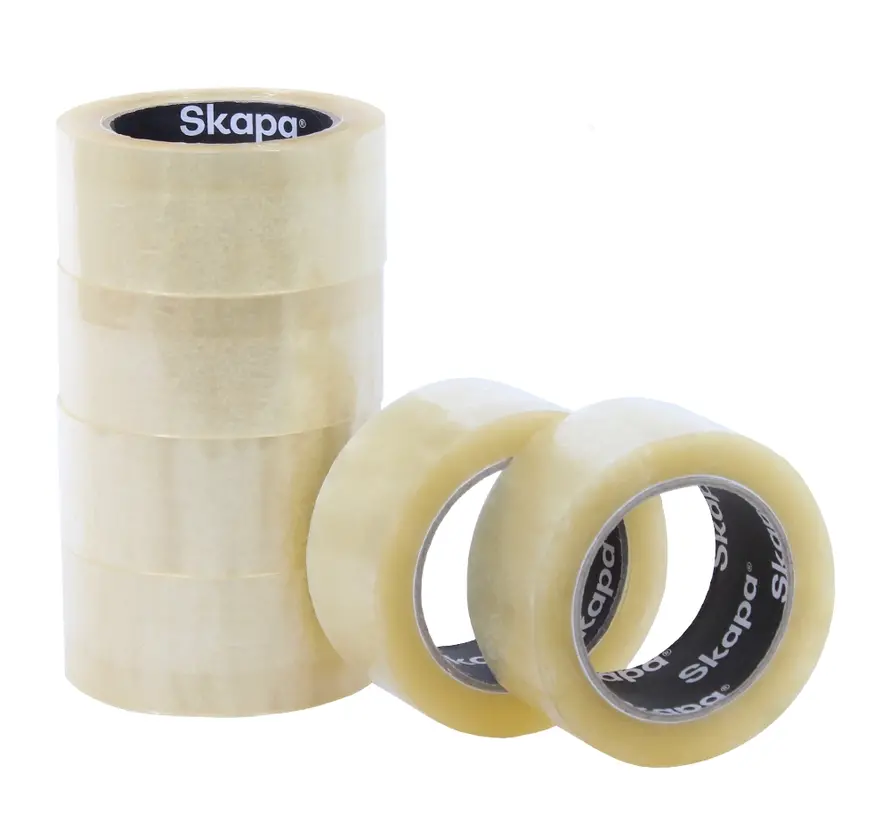 Verpakkingstape - 48mm - 100m - Transparant (6 stuk)