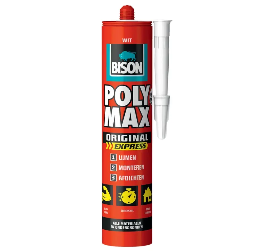 Bison - Poly Max Express - Wit - 425g