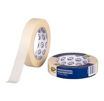 HPX Masking tape 60°C - Crèmewit - 25mm x 50m