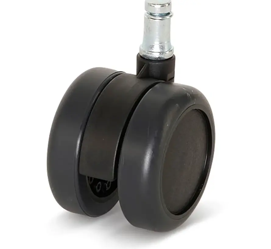 Premium meubelwiel, 60mm, PU met stift 11x20mm