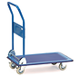 Fetra magazijnwagen laadvlak 750 x 480 mm - 150kg - klapbare duwbeugel