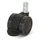 Premium meubelwiel, 42mm, PU geremd, stift 11x20mm