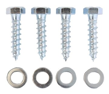 MESO Montageset M8 - 4x Houtdraadbout - 4x Sluitring