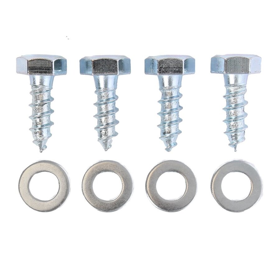 Montageset M10 - 4x Houtdraadbout - 4x Sluitring