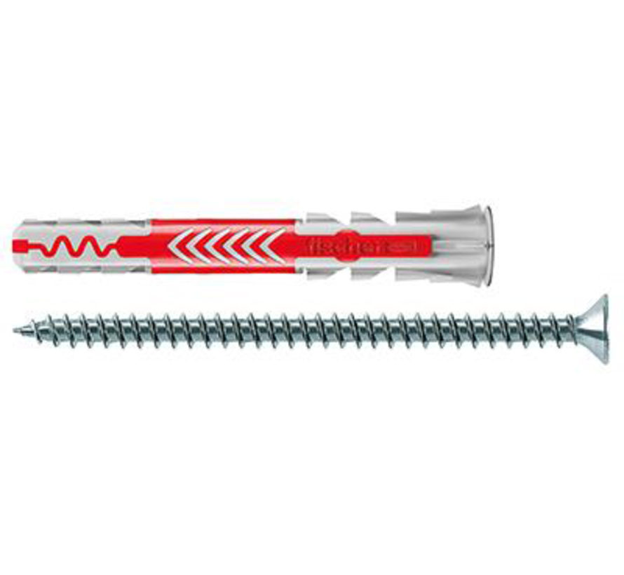 Fischer - DuoPower S - Universele plug - 6 x 50mm - Inclusief schroeven (50 stuks)