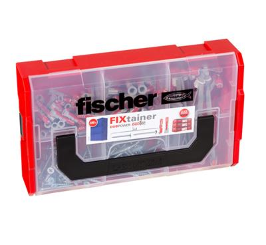 Fischer - FIXtainer - DuoPower/Duotec - plug + Schroeven - Box (200-delig)