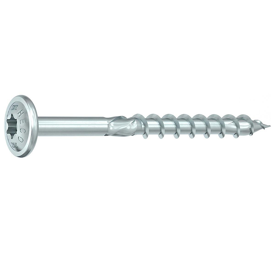 Heco Topix-Plus Schroeven - Torx tellerkop - 8x 180mm - Deeldraad (50 stuks)