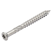 Potdeksel/Tuinhout schroeven - Torx 20 - 4x50mm - RVS-410 - Deeldraad (200 stuks)
