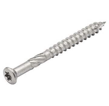 Potdeksel/Tuinhout schroeven - Torx 20 - 4x70mm - RVS-410 - Deeldraad (200 stuks)