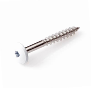 Schroeven voor montage Trespa platen - Torx 20 - 4,8x25mm - RVS - Deeldraad - Beige RAL 1013 (100 stuks)