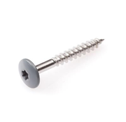 Schroeven voor montage Trespa platen - Torx 20 - 4,8x32mm - RVS - Deeldraad - Grijs RAL 7012 (100 stuks)