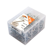 Spaanplaatschroeven - Torx 20 Platkop - 4 x 40mm - Deeldraad - Verzinkt - Kuip (450 stuks)