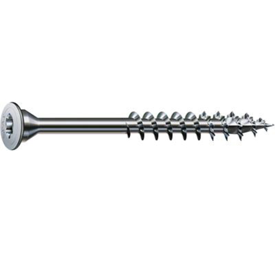 Spax - Constructieschroeven - Torx 20 Vlakke Discuskop - 5 x 77mm - Deeldraad - WIROX (150 stuks)