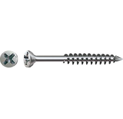 Spax - Glaslatschroeven - Pozidrive 2 Platverzonken kop - 3,5 x 40mm - Deeldraad - RVS-A2 (200 stuks)