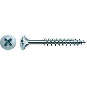 Spax - Spaanplaatschroeven - Pozidrive 2 Platkop - 4 x 45mm - Deeldraad - WIROX (500 stuks)
