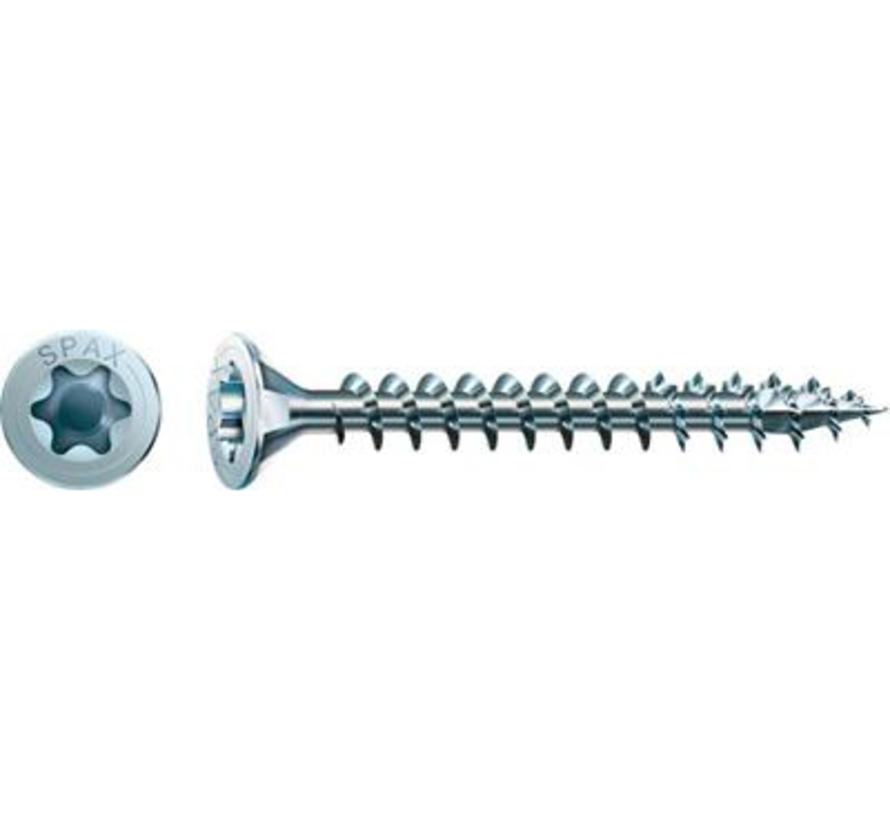 Spax - Spaanplaatschroeven - Torx 10 Platkop - 3 x 16mm - Voldraad - WIROX (200 stuks)