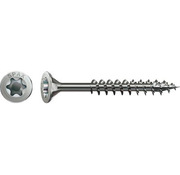 Spax - Spaanplaatschroeven - Torx 30 Platkop - 6 x 80mm - Deeldraad - RVS (100 stuks)