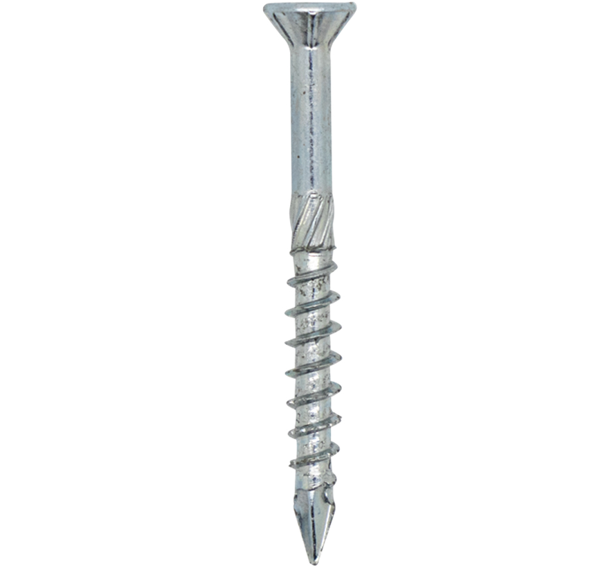 Woodies - MDF-schroeven - Torx 15 Platverzonken kop - 4,5 x 50mm 30vk - Deeldraad - Verzinkt (200 stuks)