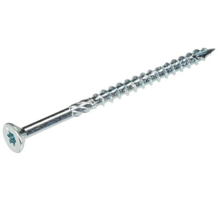 Woodies - schroeven Ultimate - Torx 20 Platkop - 4 x 70mm - Deeldraad - Verzinkt (200 stuks)