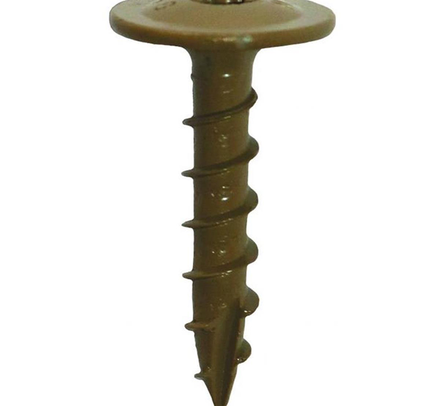 Woodies - Ultimate Shield Oudoor Schroeven - Torx 40 Tellerkop - 8 x 60mm - Voldraad (50 stuks)