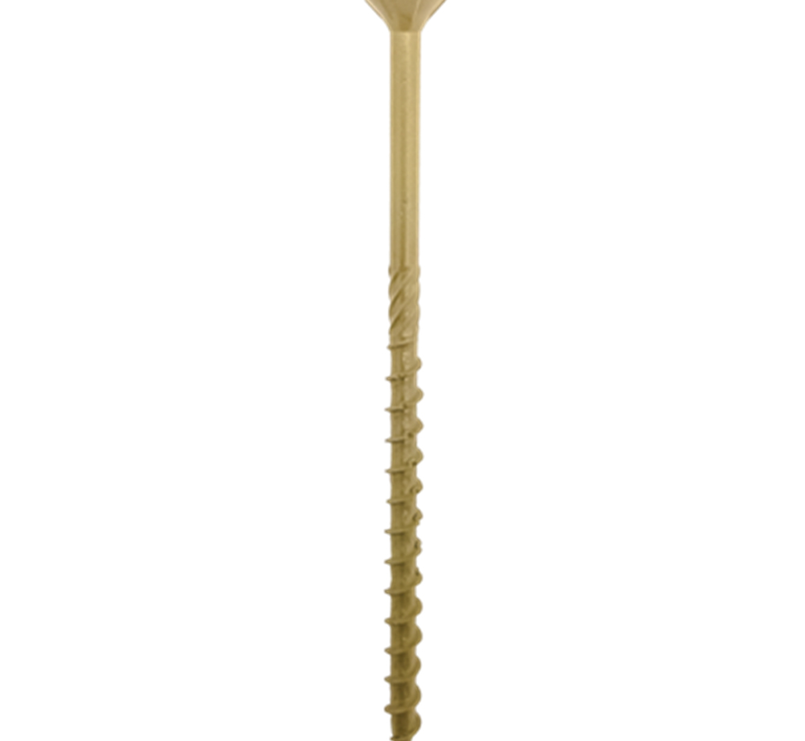 Woodies - Ultimate Shield Outdoor Schroeven - Torx 20 Platverzonken kop - 4 x 30mm - Deeldraad (200 stuks)
