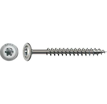 Spax - Tellerkopschroeven - Torx 30 - 6,0 x 140mm - Deeldraad - WIROX (100 stuks)