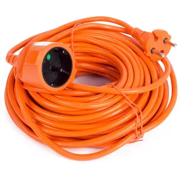 Verlengsnoer - 2 x 1.0 - 20 Meter - Oranje