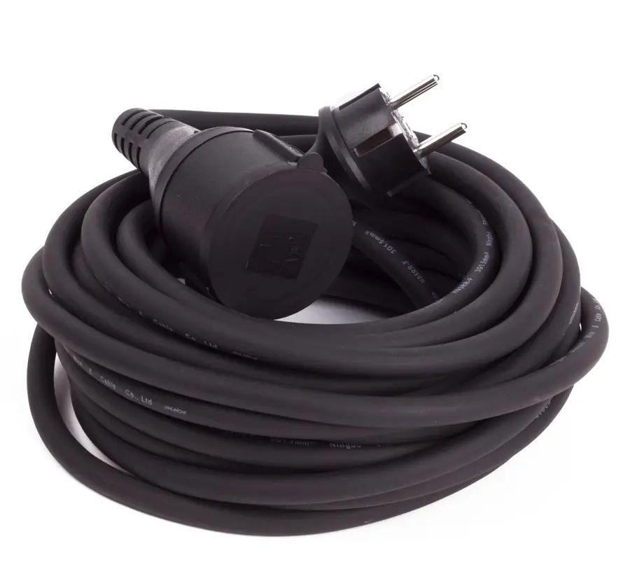 Verlengsnoer - RA 3 x 1.5 - 10 Meter - Rubber