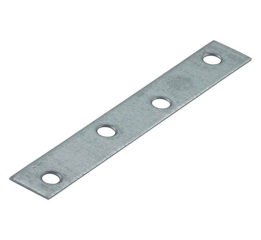 Verbindingsplaten - 100mm -Verzinkt (4 stuks)