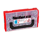 Fischer - FIXtainer - DuoPower - Kort en lang pluggen - Box - 210-delig