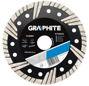 GRAPHITE Graphite - Turbo - Diamantschijf - 125x22,2x6,0x2,6mm