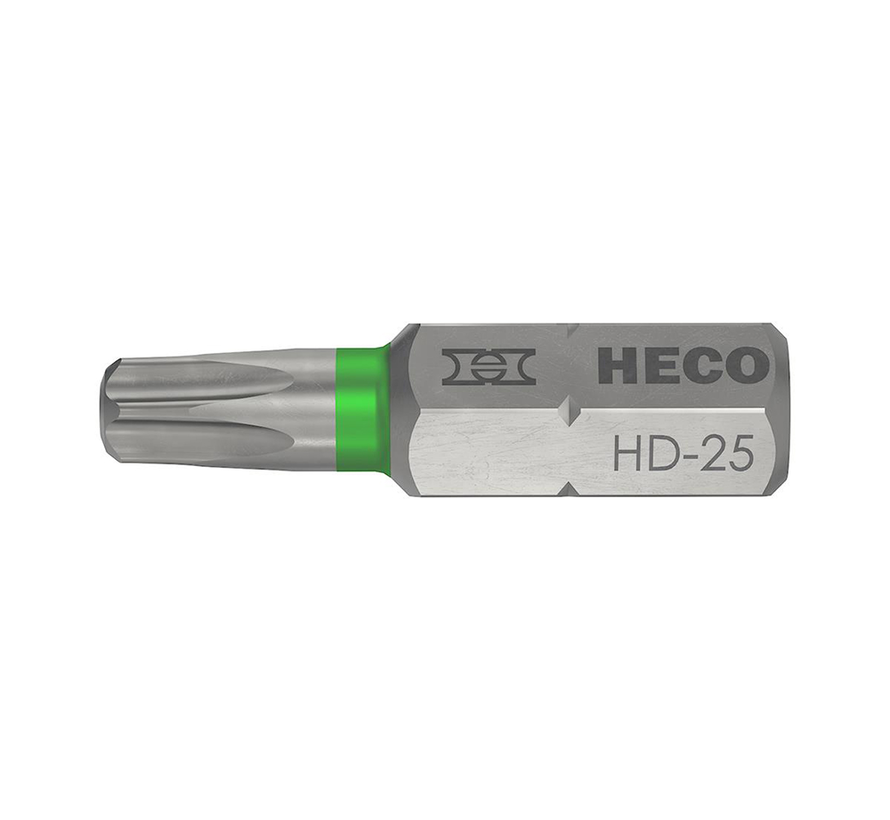 Heco - Drive-Bits - Torx 25 - 25mm (Blister verpakking 2 stuks)