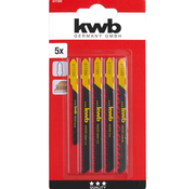 KWB Kwb - Decoupeerzaagbladen - Hout (5 stuks)