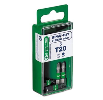 Spax - T-Star schroefbits - T40 - RVS (5 stuks)